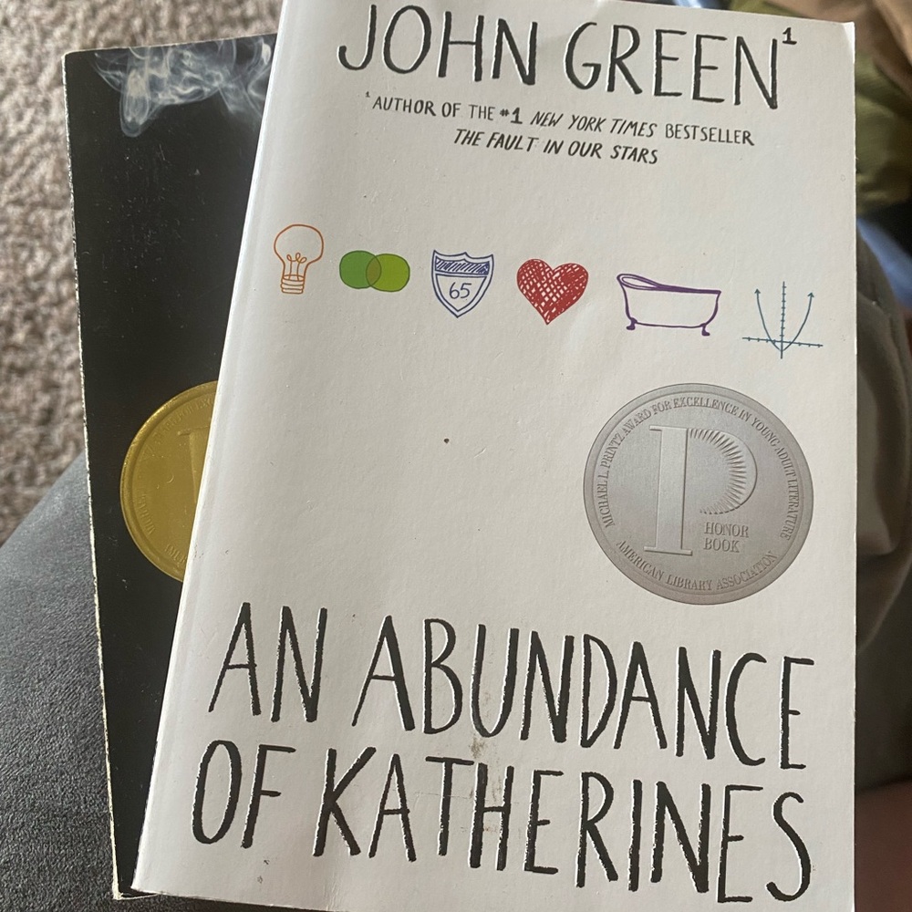 Two classic John Green book “looking for Alaska” & “an abundance of katherines”